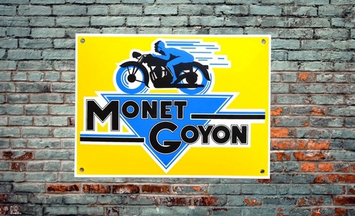 Plaque émaillée monet goyon - émaillée,